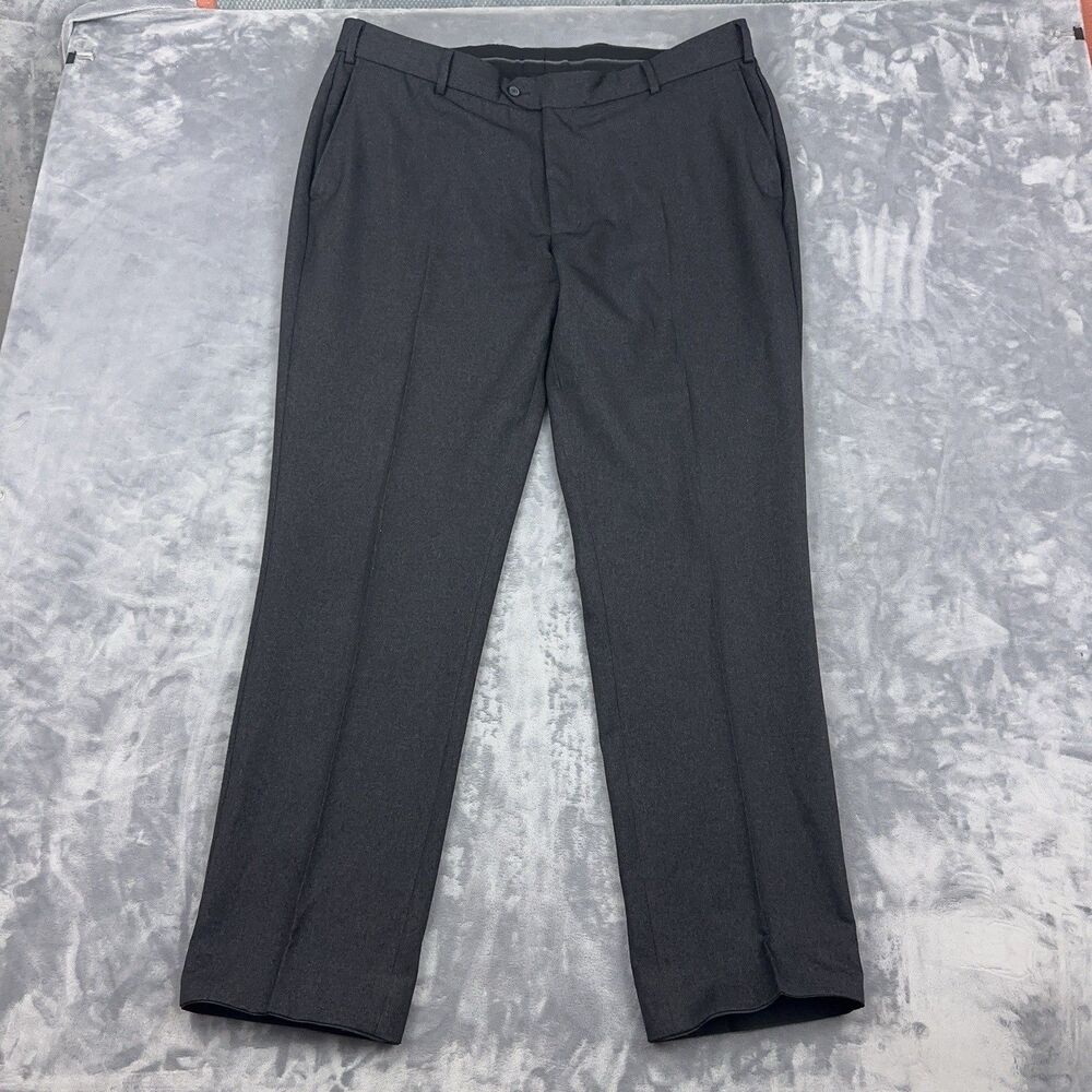 Rohan Pants Mens Size 40 Fits 38x30.5 Gray Journey Trousers Grip Waist
